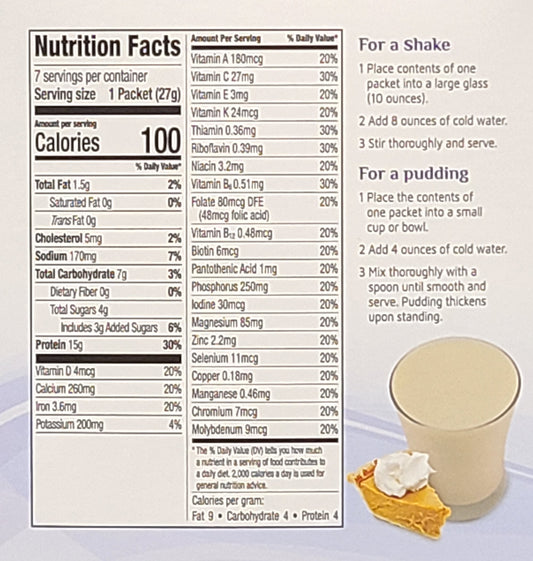 DPTG Pumpkin Pie Pudding Shake