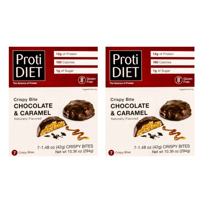 Proti Diet Chocolate & Caramel Crispy Bites