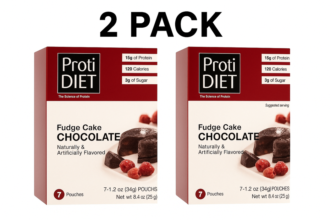 2 Box Pack Proti Diet Chocolate Fudge Cake