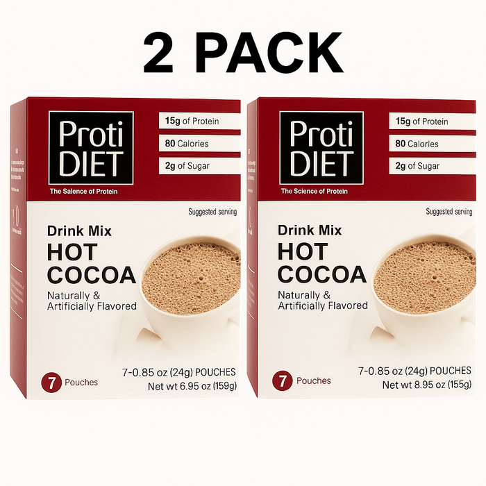 2 Box Value Pack Proti Diet Hot Cocoa