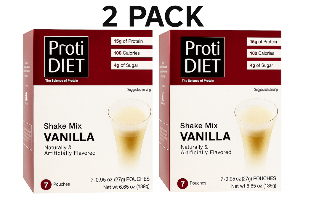 2 Box Pack Proti Diet Vanilla Shake