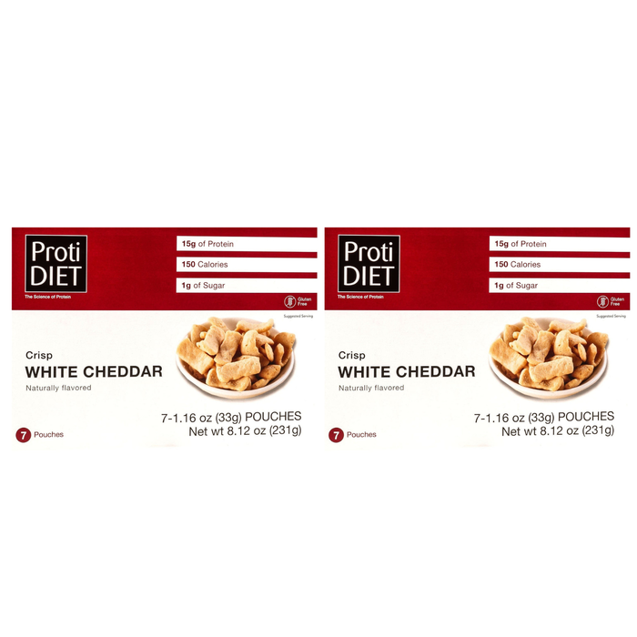 Proti Diet White Cheddar Crisps