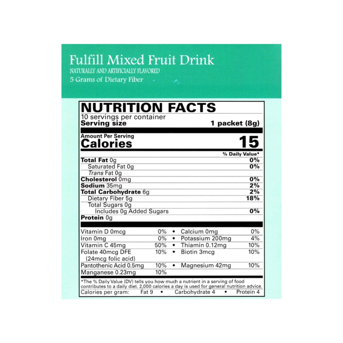 DPTG Fulfill Fiber Mixed Fruit