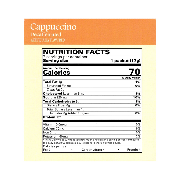 DPTG Decaf Cappuccino