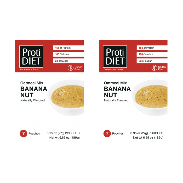 Proti Diet Banana Nut Oatmeal