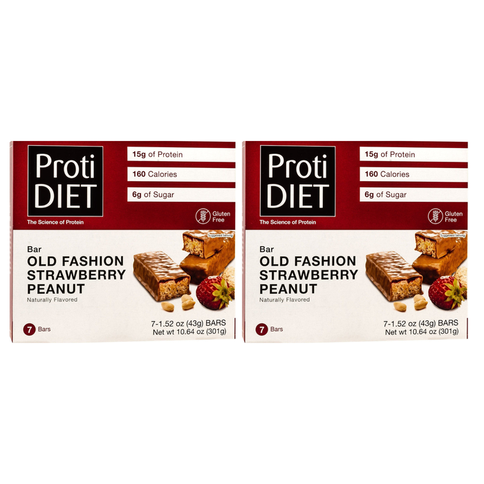 Proti Diet Old Fashion Strawberry & Peanut Bar