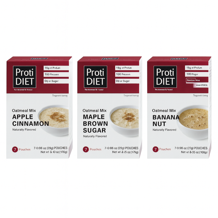 Proti Diet Variety High Protein Diet Oatmeal Bundle (21 Servings)