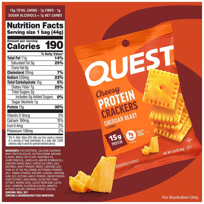 Quest Cheese Crackers - 1.55oz Bag