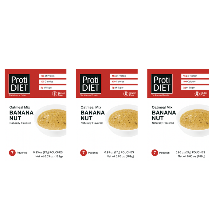 Proti Diet Banana Nut Oatmeal