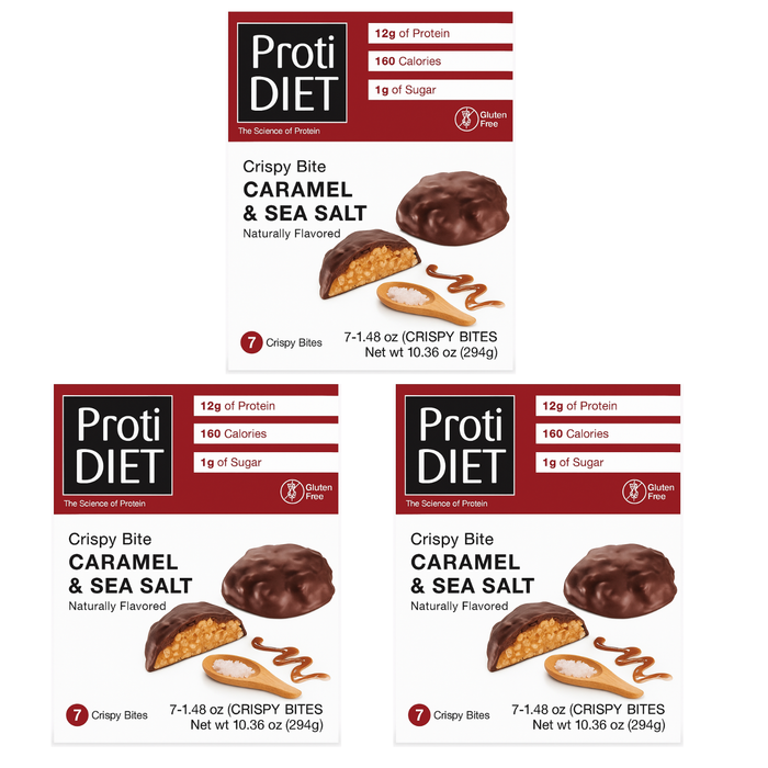 Proti Diet Sea Salt and Caramel Crispy Bite Bar