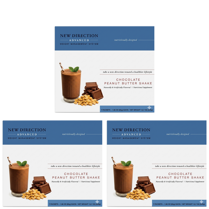 New Direction Chocolate Peanut Butter Shake