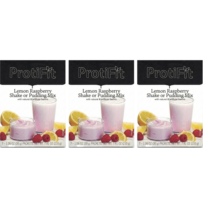 Proti Fit Lemon Raspberry Pudding-Shake Box