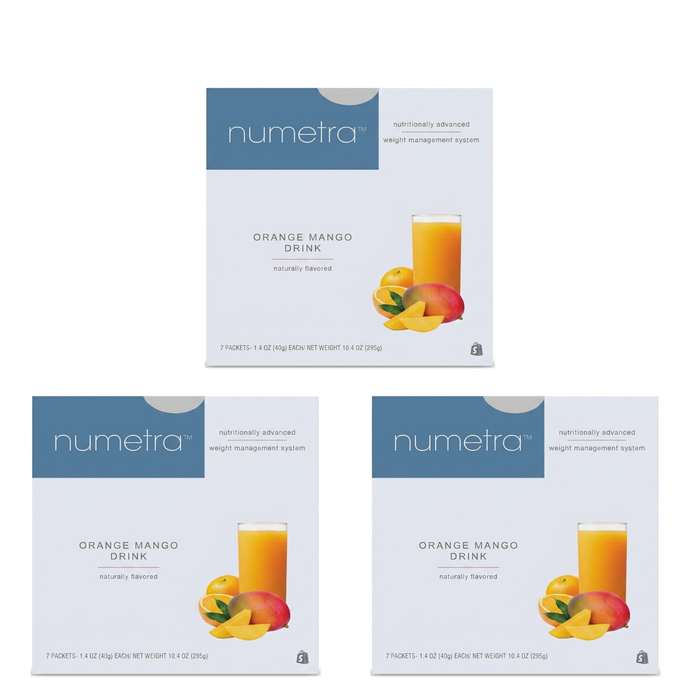 Numetra - Orange Mango Drink - 1 Box
