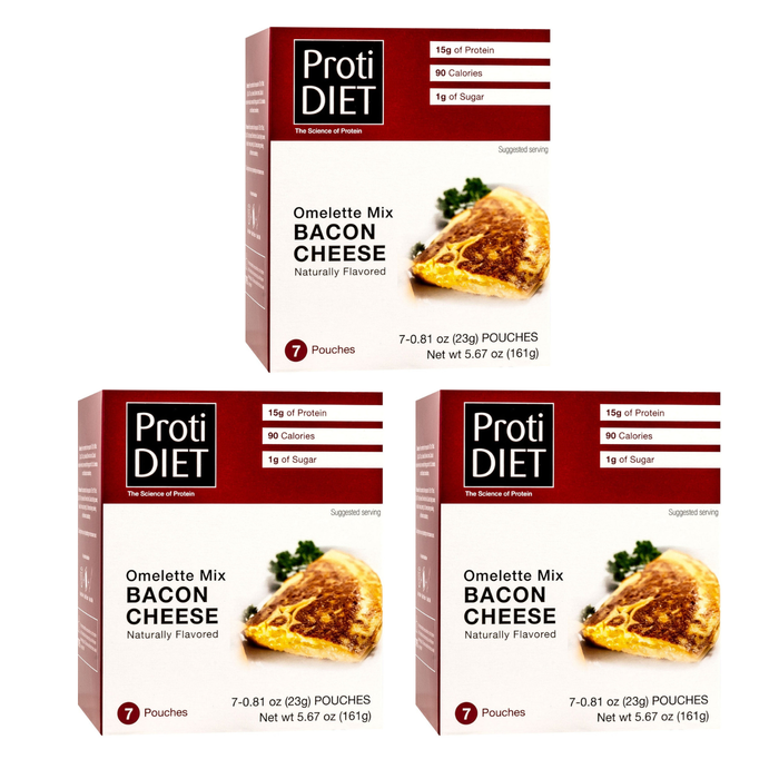 Proti Diet Bacon Cheese Omelet