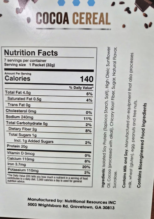 Fit Wise CRISPY Chocolate Cereal