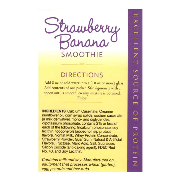 Fit Wise Strawberry Banana Smoothie Box