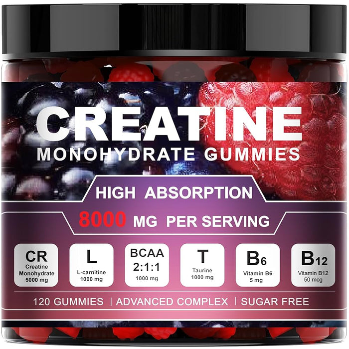 Creatine Monohydrate Gummies - 120 Count