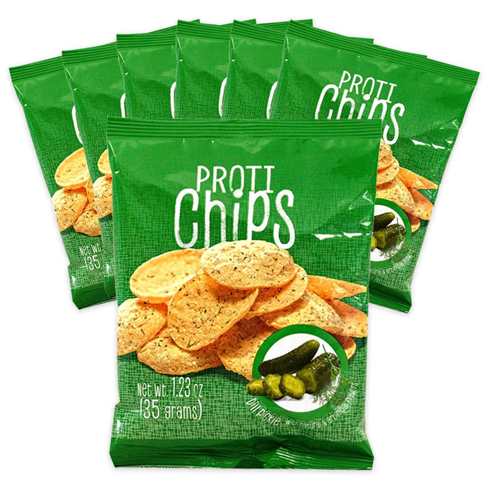 Proti Fit Dill Pickle Chips Single Bag