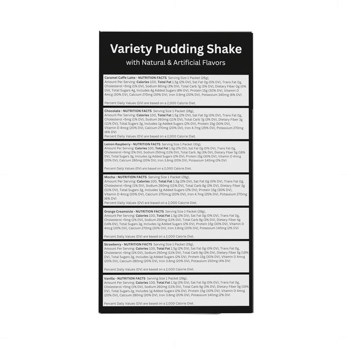 ProtiFit - Variety Pudding Shake - 1 Box