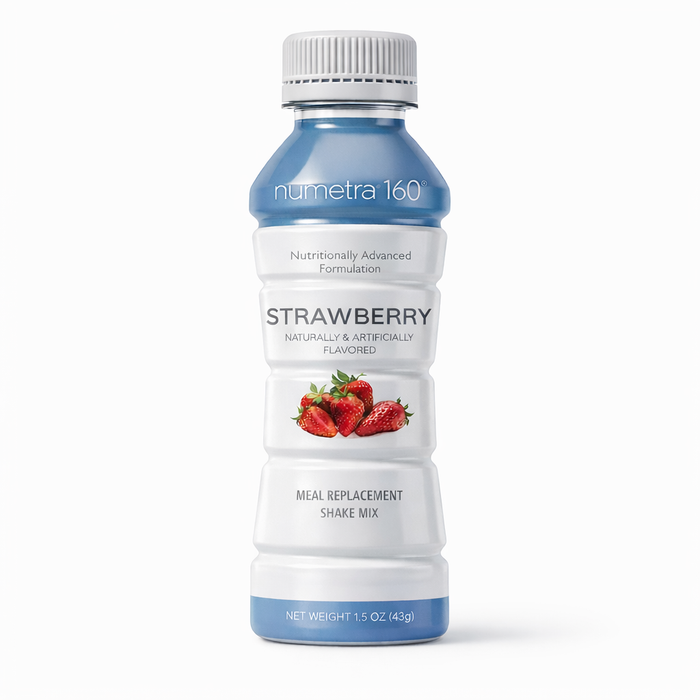 Numetra Strawberry Meal Replacement Shake Bottle