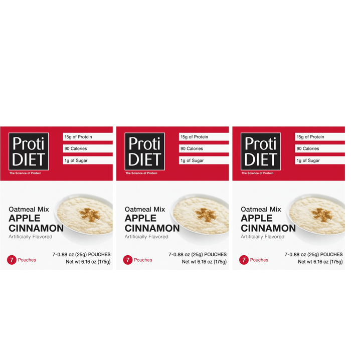Proti Diet Apple Cinnamon Oatmeal
