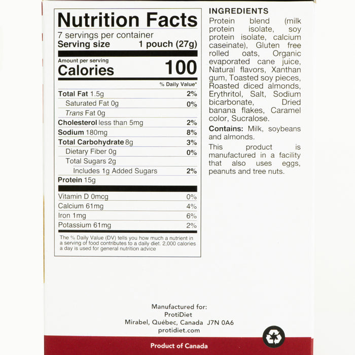 Proti Diet Variety High Protein Diet Oatmeal Bundle (21 Servings)