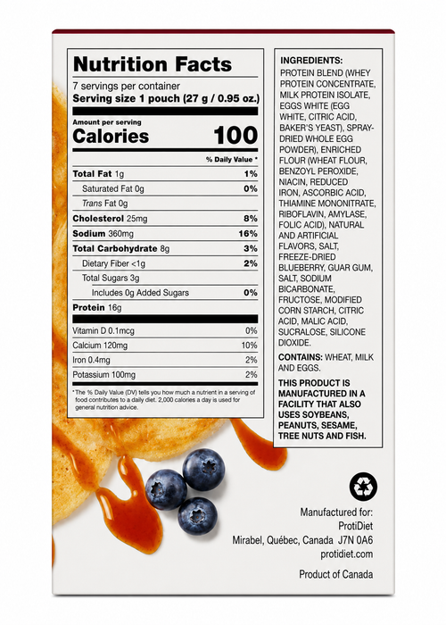Proti Diet Blueberry Pancake