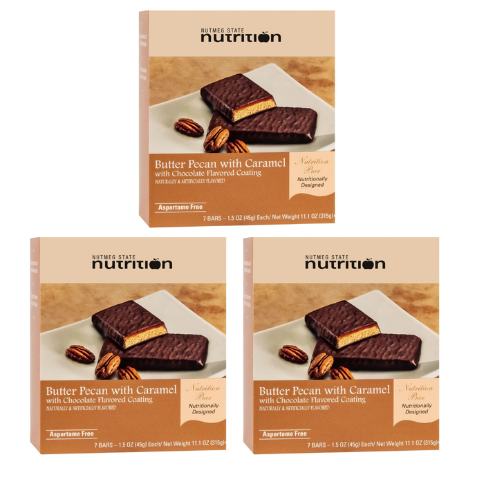 Butter Pecan with Caramel Bar