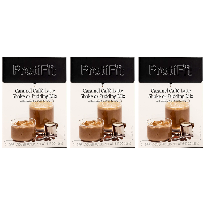 Proti Fit Caramel Caffe Latte Pudding-Shake Box