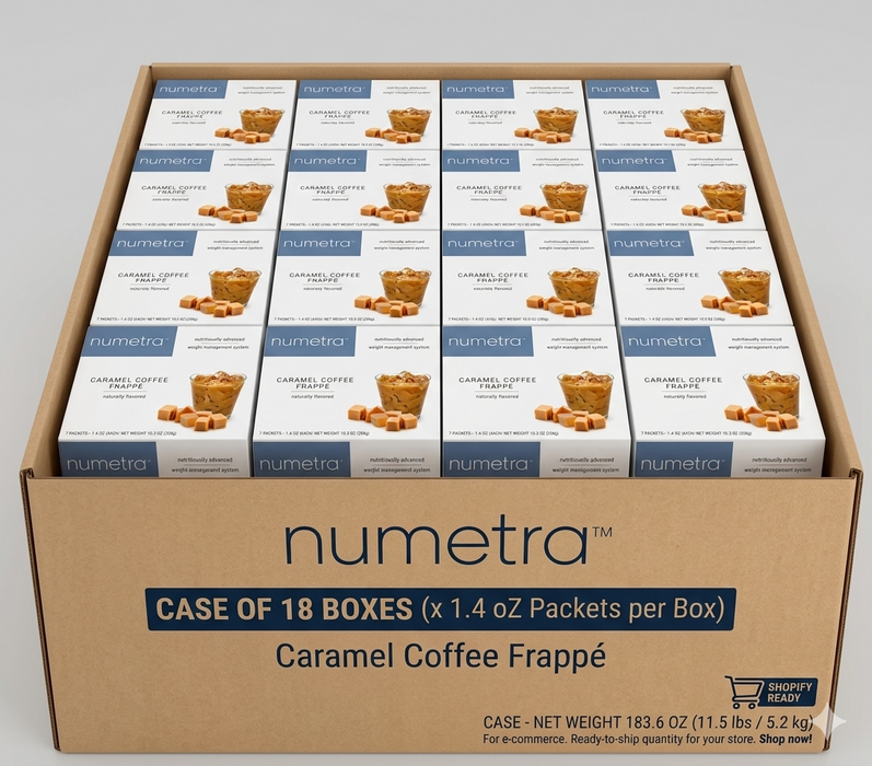 Numetra - Caramel Coffee Frappe - 1 Box