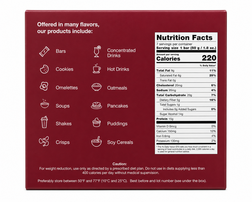 Proti Diet Caramel Layer & Peanut Delight Bar