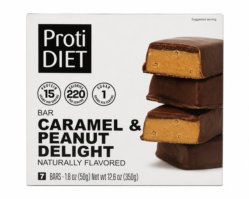 Proti Diet Caramel Layer & Peanut Delight Bar
