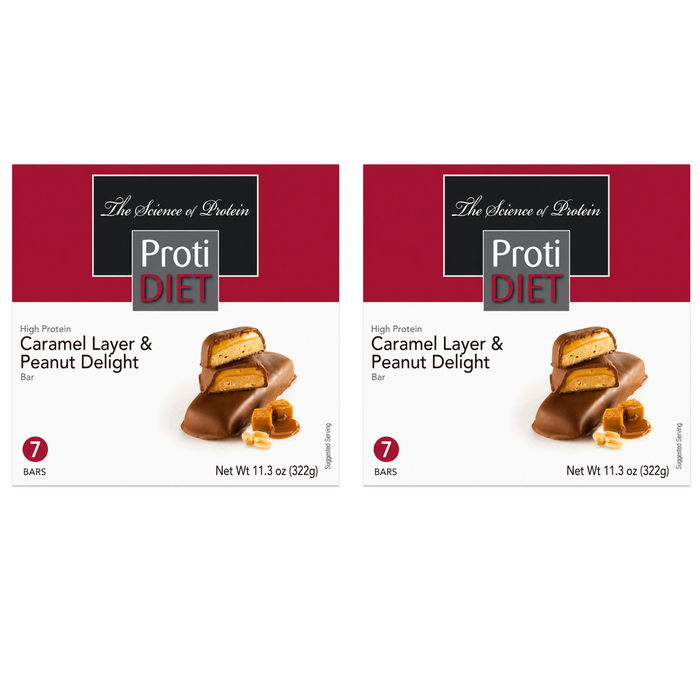 Proti Diet Caramel Layer & Peanut Delight Bar