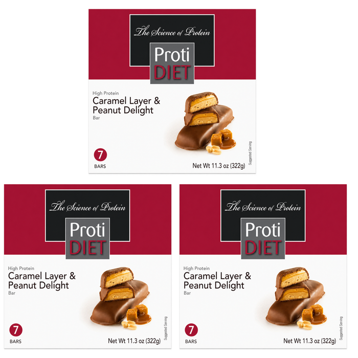 Proti Diet Caramel Layer & Peanut Delight Bar