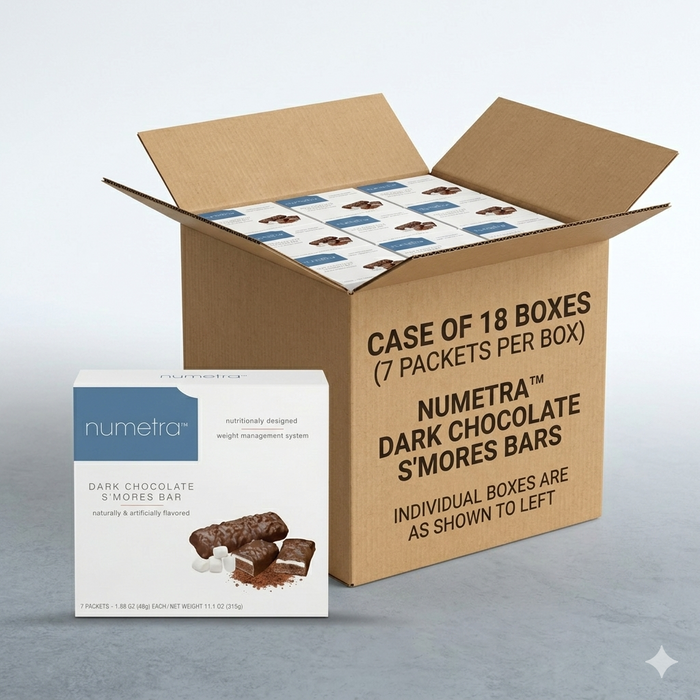 Numetra Dark Chocolate S'mores Bars - 1 Box