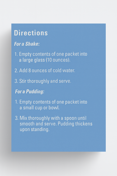 NSN ASPARTAME FREE Mocha Pudding-Shake