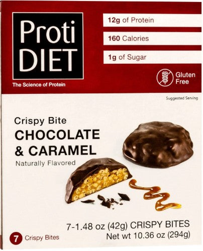 Proti Diet Chocolate & Caramel Crispy Bites