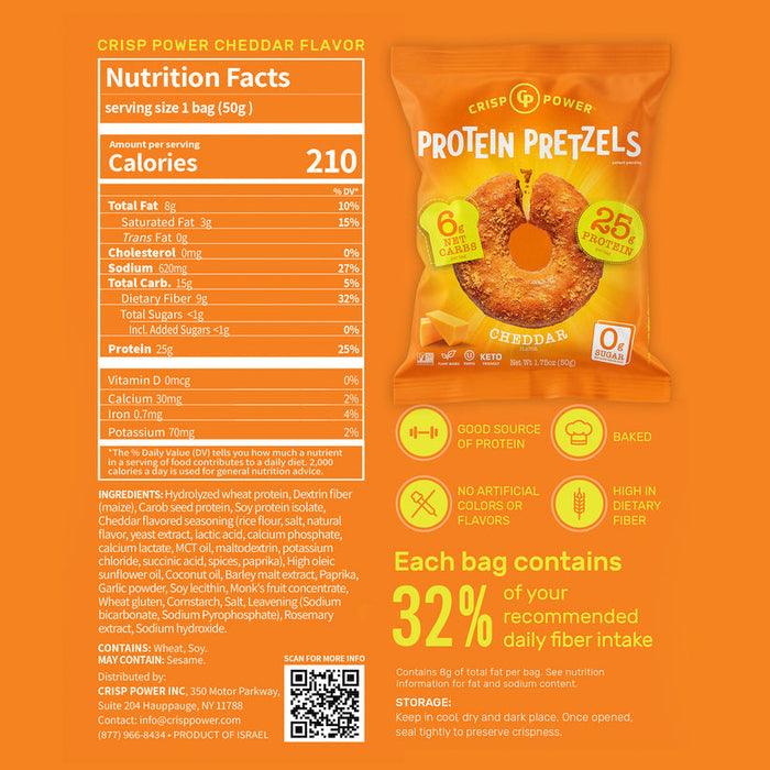 Crisp Power Protein Pretzels
