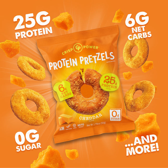 Crisp Power Protein Pretzels