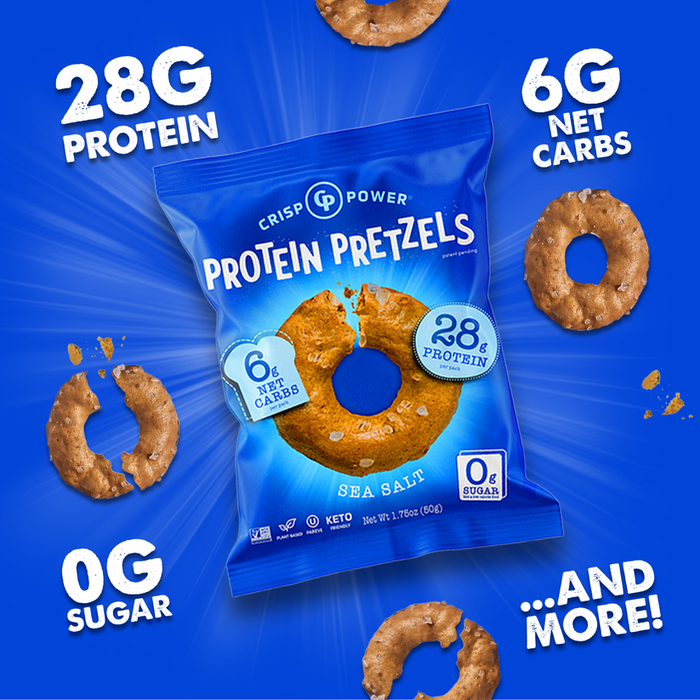 Crisp Power Protein Pretzels