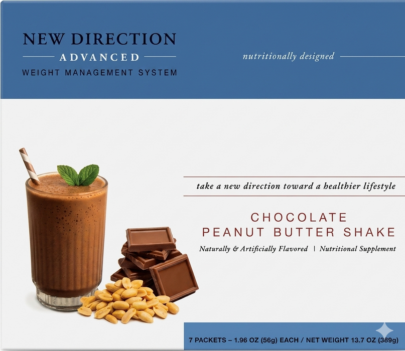 New Direction Chocolate Peanut Butter Shake