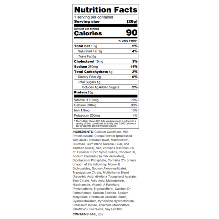 Fit Wise Chocolate Pudding-Shake Box