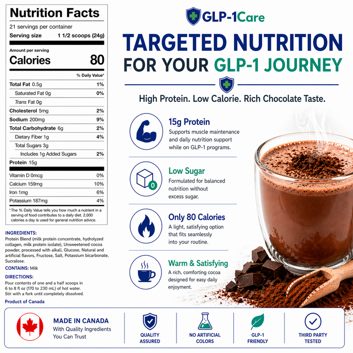 GLP-1Care - Hot Cocoa Jar
