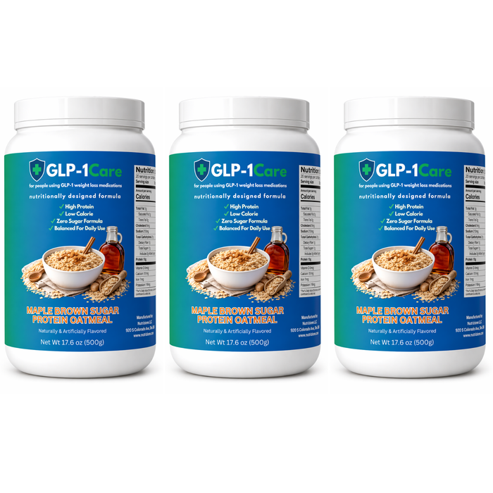GLP-1Care - Maple Brown Sugar Protein Oatmeal Jar