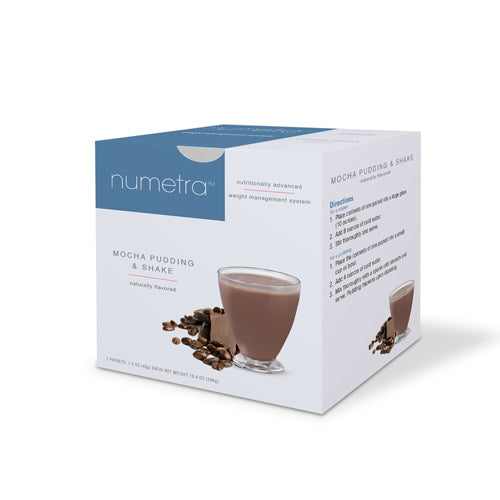 Numetra - Mocha Pudding Shake - 1 Box