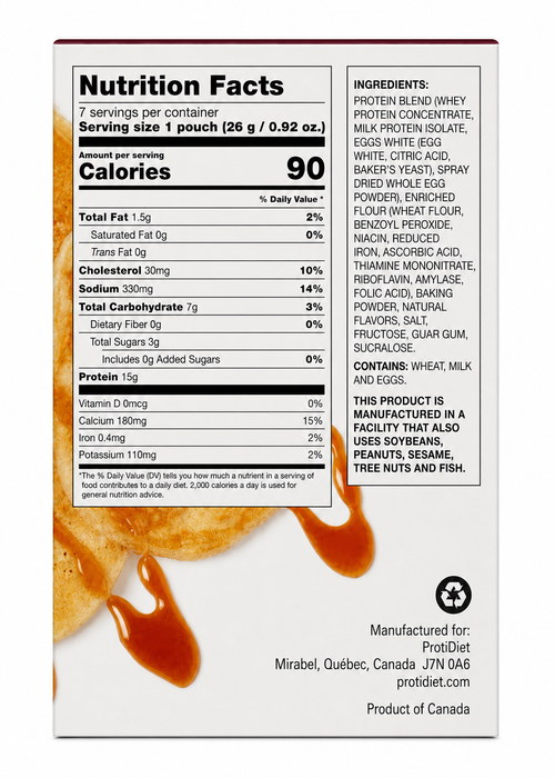 Proti Diet Natural Pancakes