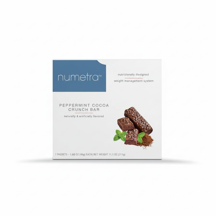Numetra Peppermint Cocoa Crunch Bars - 1 Box
