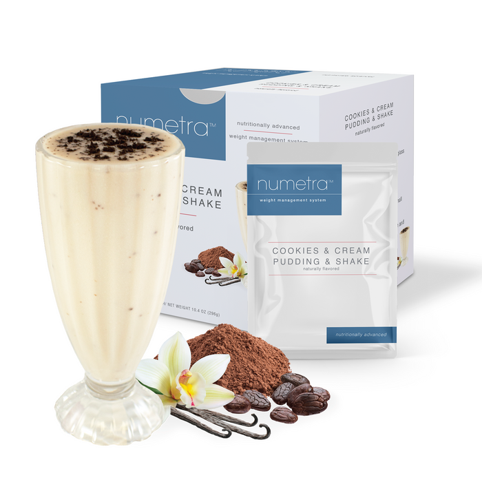 Numetra - Cookies and Cream Pudding Shake - 1 Box