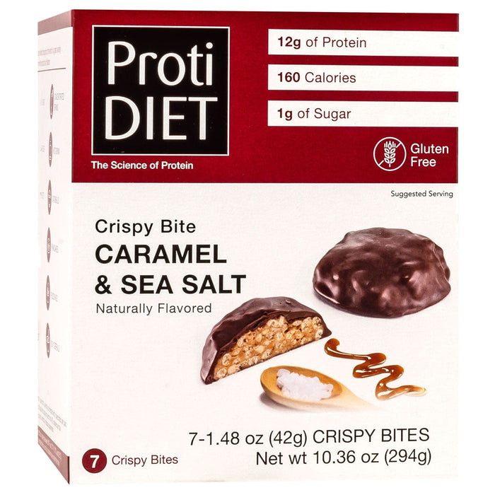 Proti Diet Sea Salt and Caramel Crispy Bite Bar