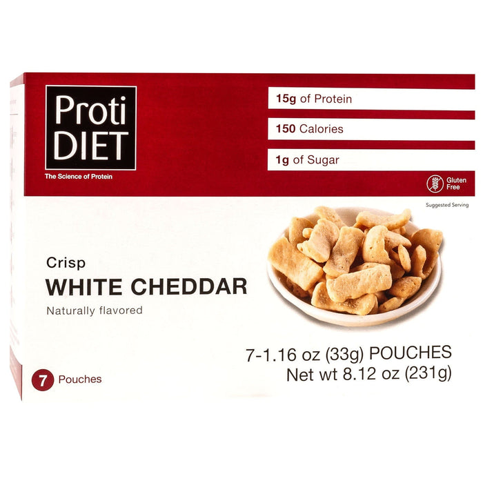 Proti Diet White Cheddar Crisps